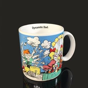 Vintage Applause Comic Dynamic Dad Coffee Tea Mug